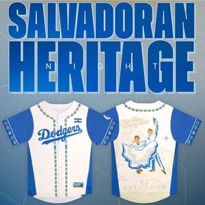 New! Dodgers baseball / Salvadoran Heritage Night limited edition unisex jersey